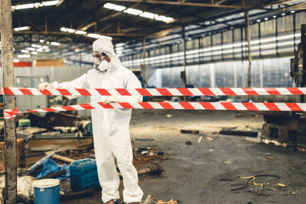 Professional Unattended Death Cleanup technician working in Hoboken, NJ